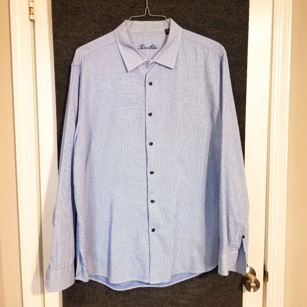 Men's Tasso Elba Button-Down LS Shirt size XXL
